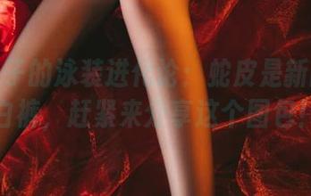 Vams子的泳装进化论：蛇皮是新的银色白裤，赶紧来分享这个图包！