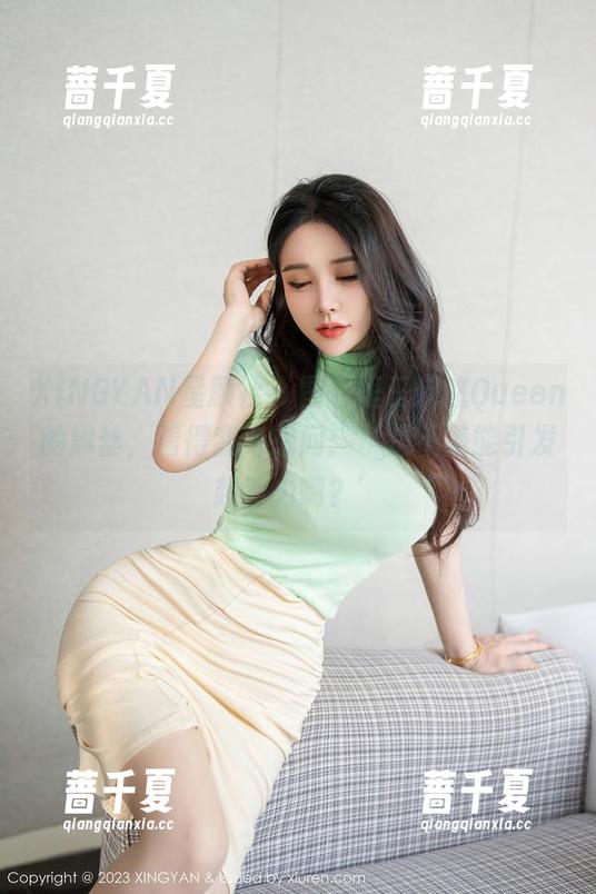 XINGYAN星颜社 - 图包里王婉悠Queen的黑丝，看得我老想问：‘是不是能引发超能力啊？’